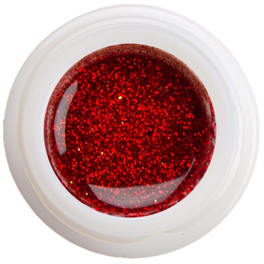 Colour Gel - Glitter Dark Red N°7