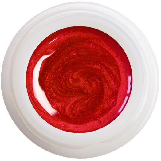 Colour Gel - Pearly Satin Samba Red N°146