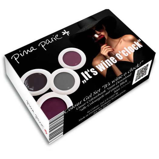 UV- Colour Gel Set "It's Wine O'Clock" - 4 x 5g Farbgel