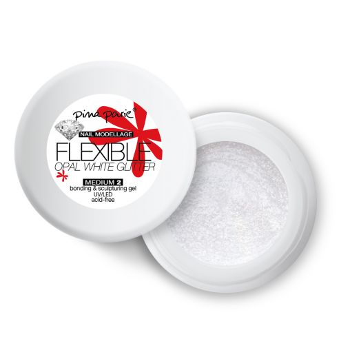 Flexible Opal White Glitter