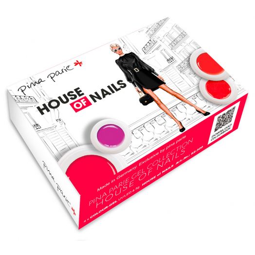 Set Colour Gel House of Nails  - 4 x 5g Farbgel