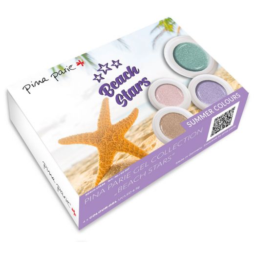 Set Colour Gel "Beach Stars" - 4 x 5g Farbgel