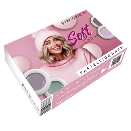 Set Colour Gel Soft Colours - 4 x 5g Farbgel