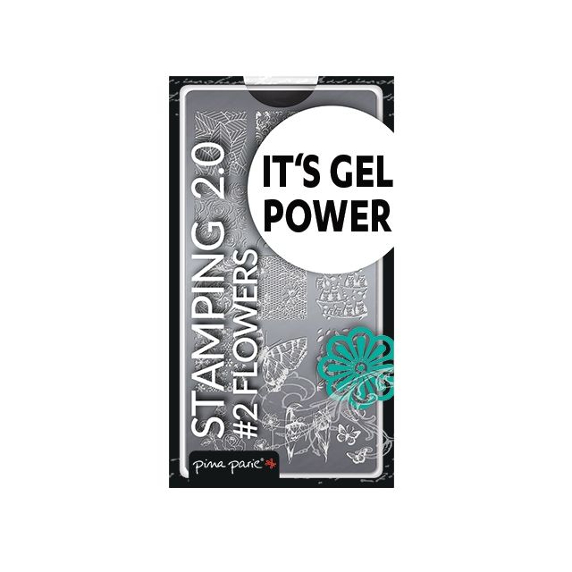 Stempelplatte Flowers